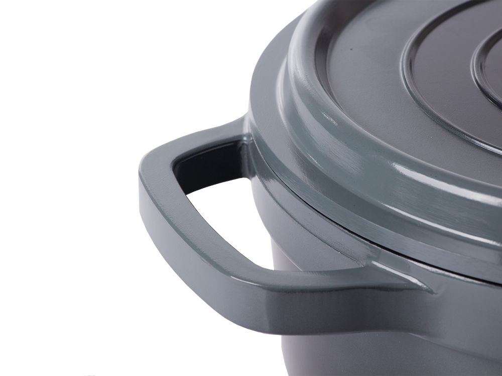 Sautējamais katls ar vāku 2 l, indukcijai, gāzei, non-stick, pelēks