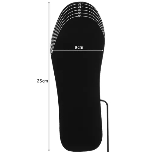 Apsildāmas Sildošās Apavu Zolītes, Kāju Sildītājs ar USB, Izmērs 35-40, 2 gab. | Heated Foot Warmer, Thermal...