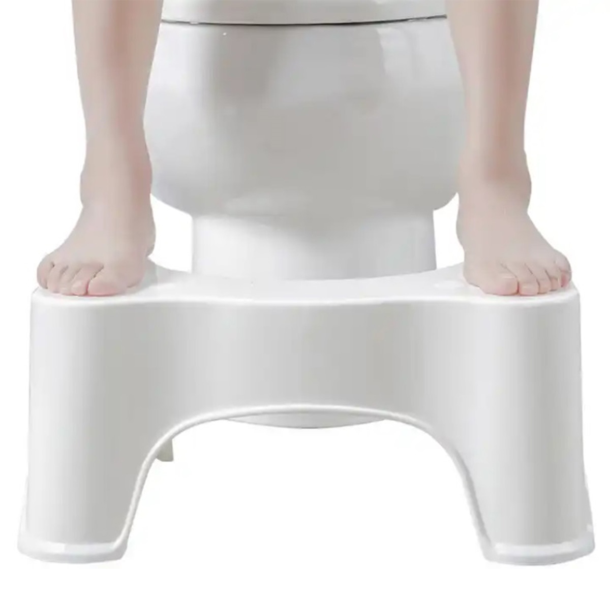 Tualetes Kāju Balsts Paliktnis Kāpnes Vannas Istabai, 42x27x17 cm | Step Platform Footrest for Toilet for Bathroom