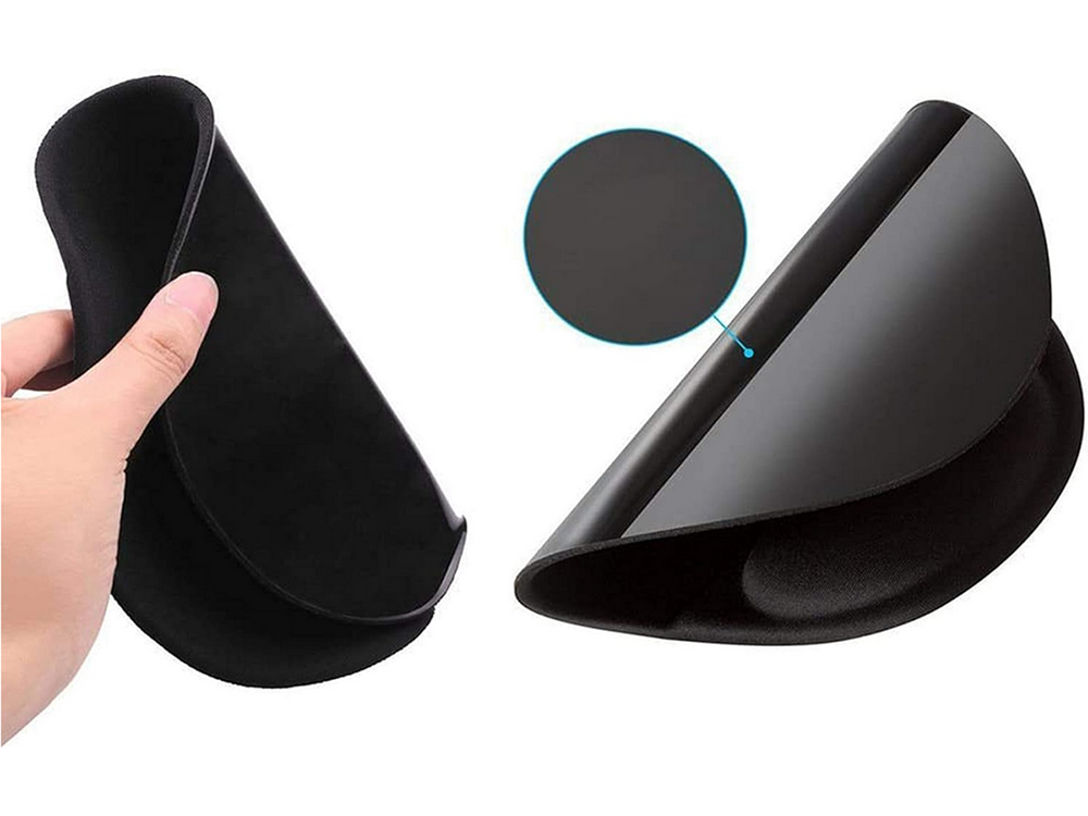 Ergonomisks gēla peles paliktnis ar spilvenu, 23x19 cm| Peles paliktnis ar spilvenu