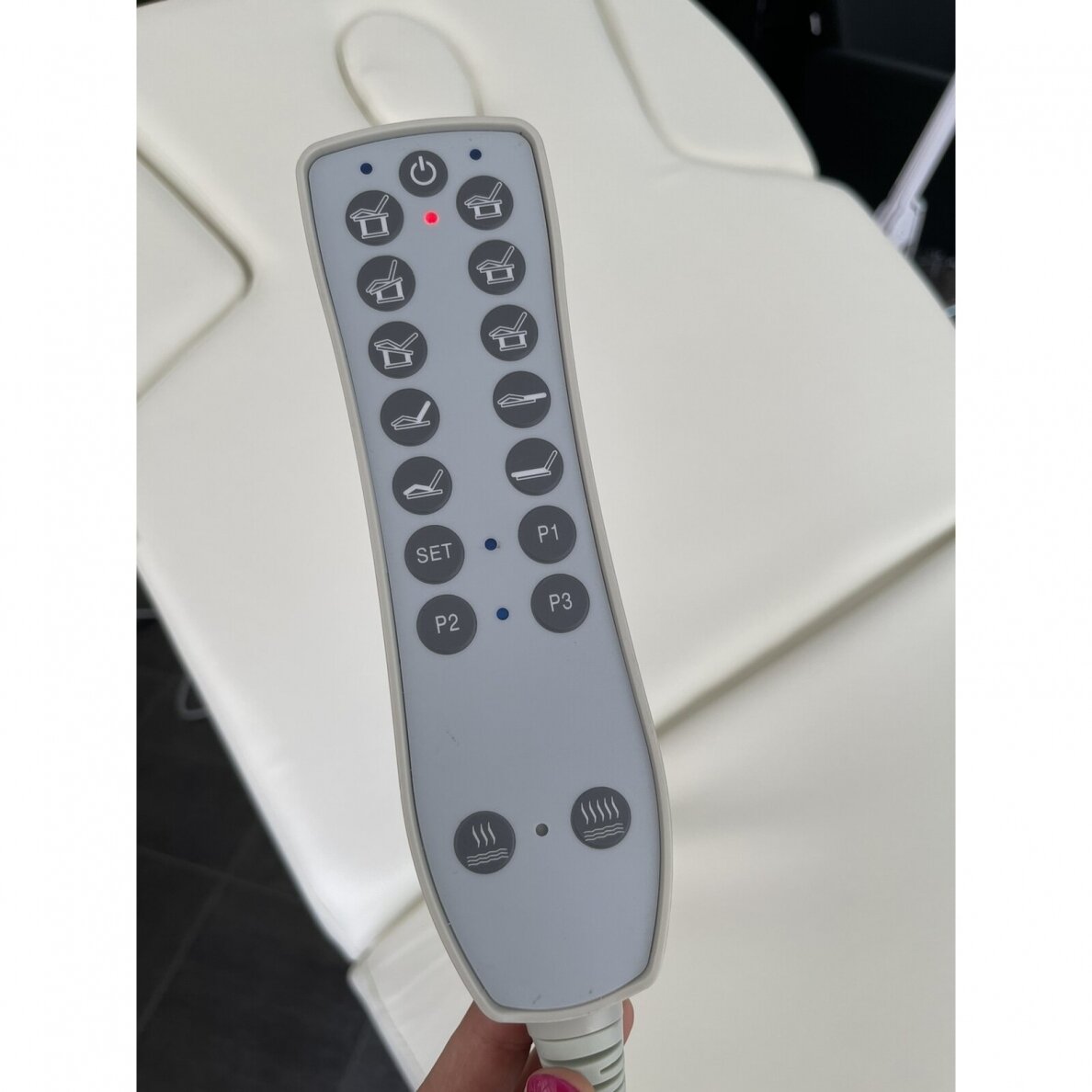 Azzurro 818A elektriskā kosmētikas un SPA gulta, balta