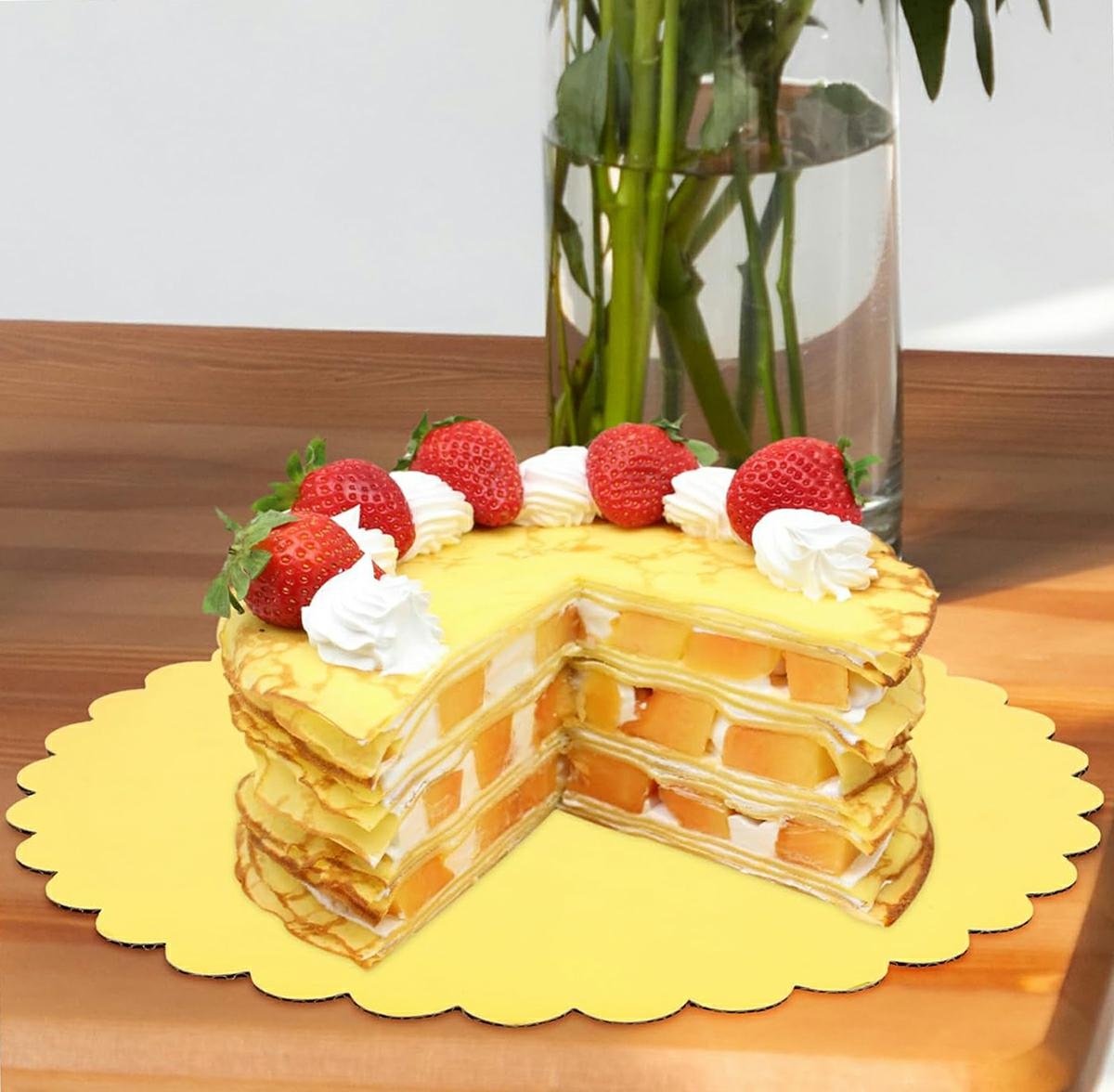 Kūkas Bāze Pamatne Paliktnis 30cm, Zelta | Cake Base