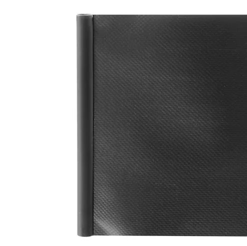 Lente (lamiles) pītajiem un paneļu žogiem, Privātuma ekrāns balkonam un terasei - 19cm x 35m, Antracīts | PVC...
