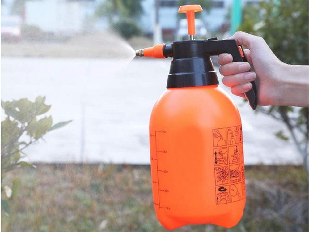 Rokas spiediena smidzinātājs augiem, 2L, oranžs