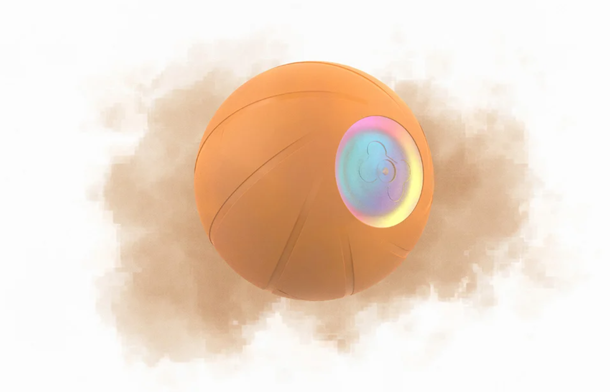 Cheerble Ball Gudrā Bumba Ripulis Spēļmanta Mājdzivniekiem Sunim Kaķim, Oranžs | Smart Sensor Play Ball Toy with...
