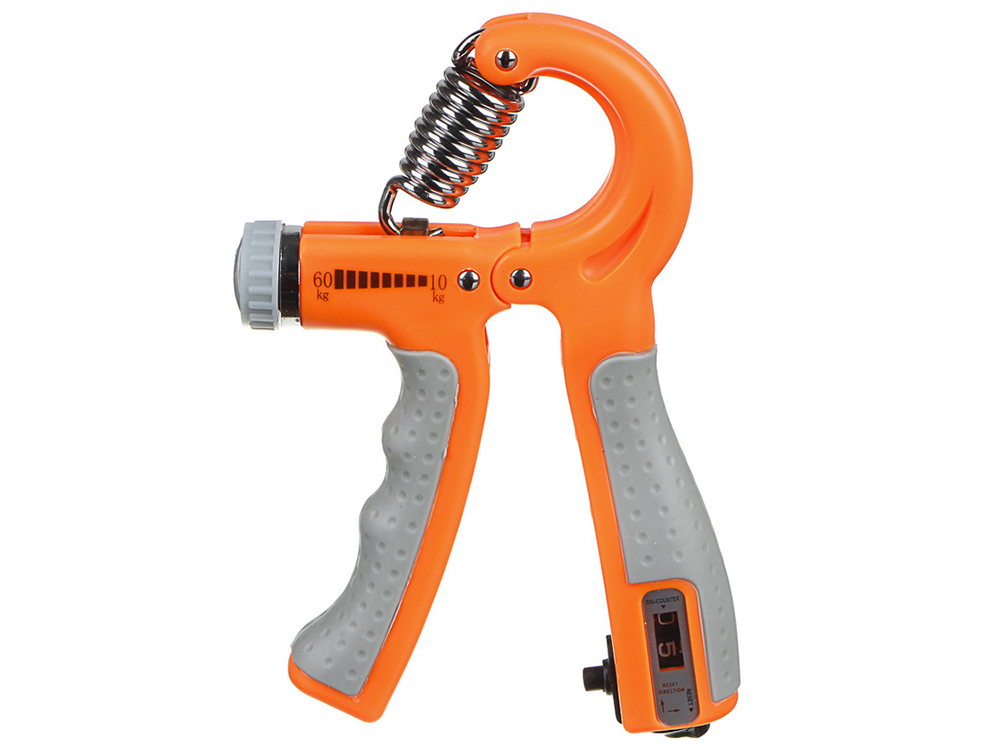 Rokas plaukstas trenažieris espanders, regulējams ar skaitītāju, 10-60 kg | Hand Gripper Exerciser Expander