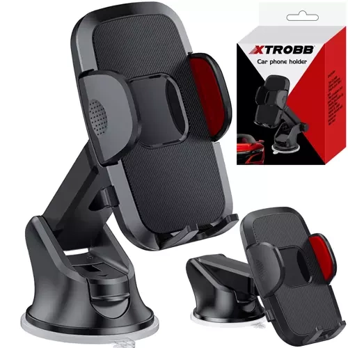 Xtrobb Automašīnas telefona turētājs 4-7", melns