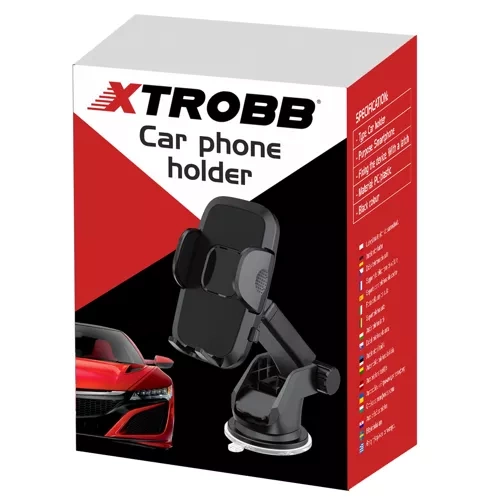 Xtrobb Automašīnas telefona turētājs 4-7\", melns